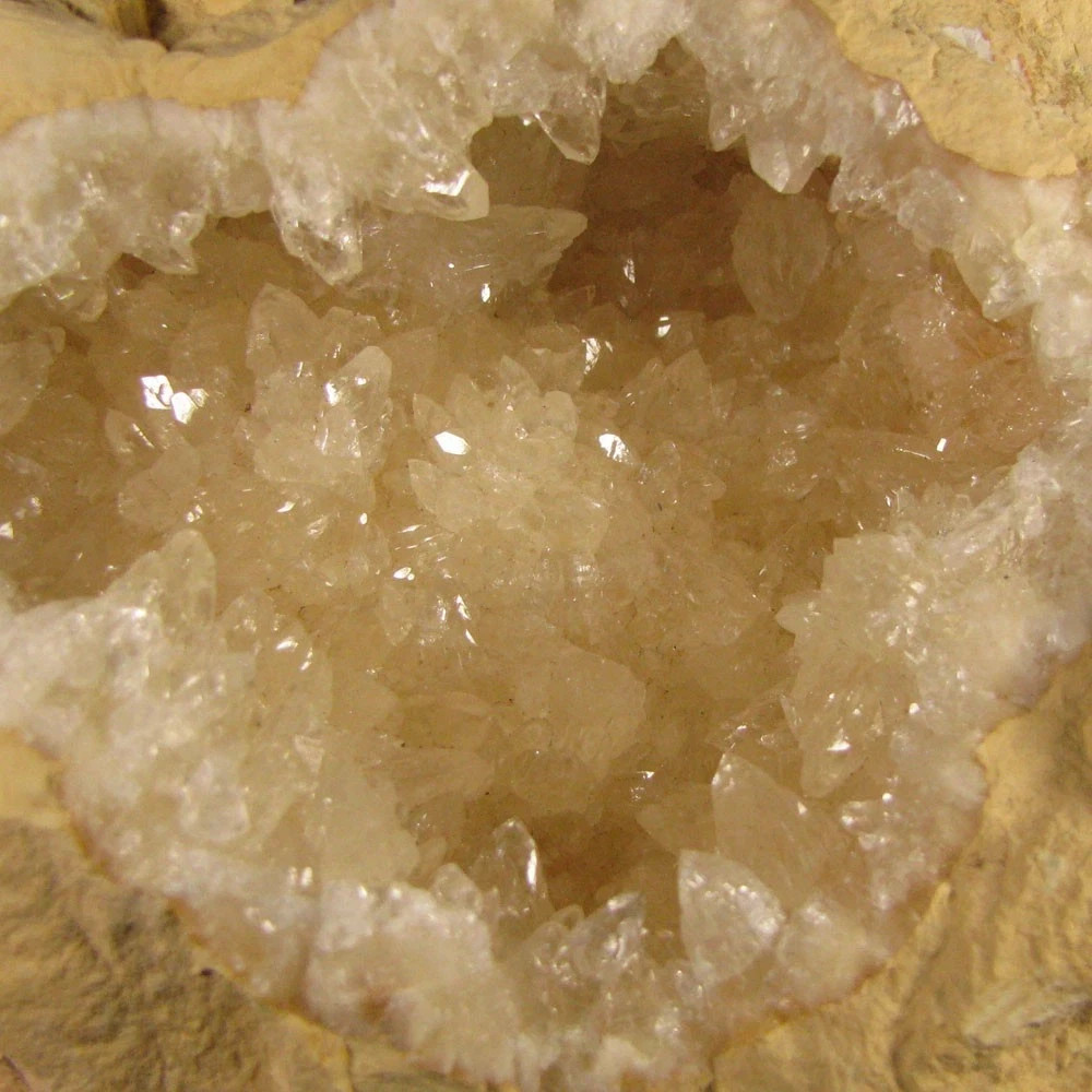 5.9″ CALCITE GEODE Crystals Cluster – Morocco – 1.5 lbs.