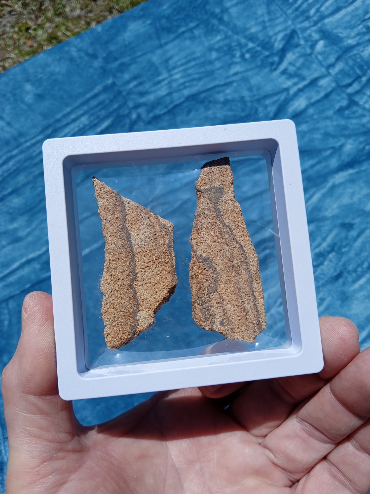 2 Colorful Display Boxes of Picture Desert 🏜️ Sandstone! Beautiful Patterns! D5