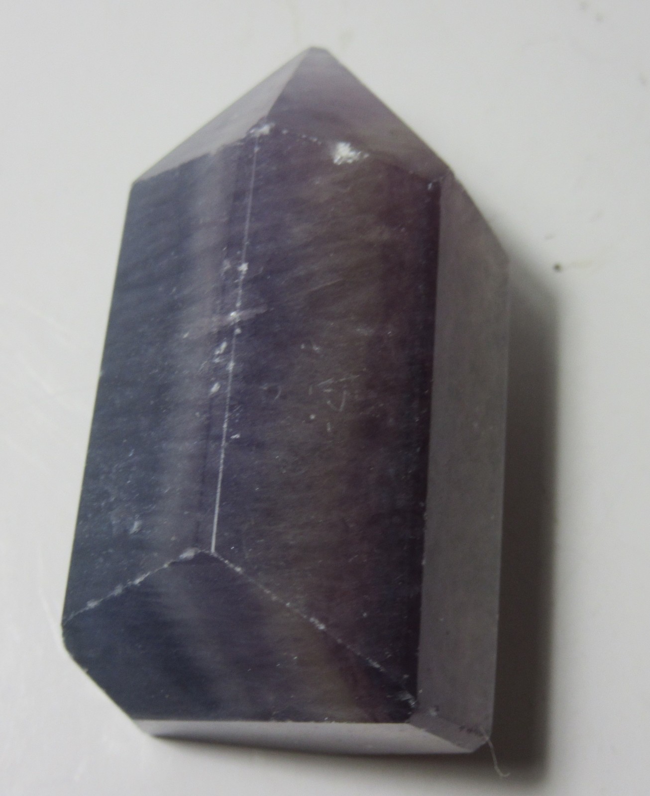 Polished Purple Fluorite 1 7/8 Inch Point Collectible PPFPC-1.8