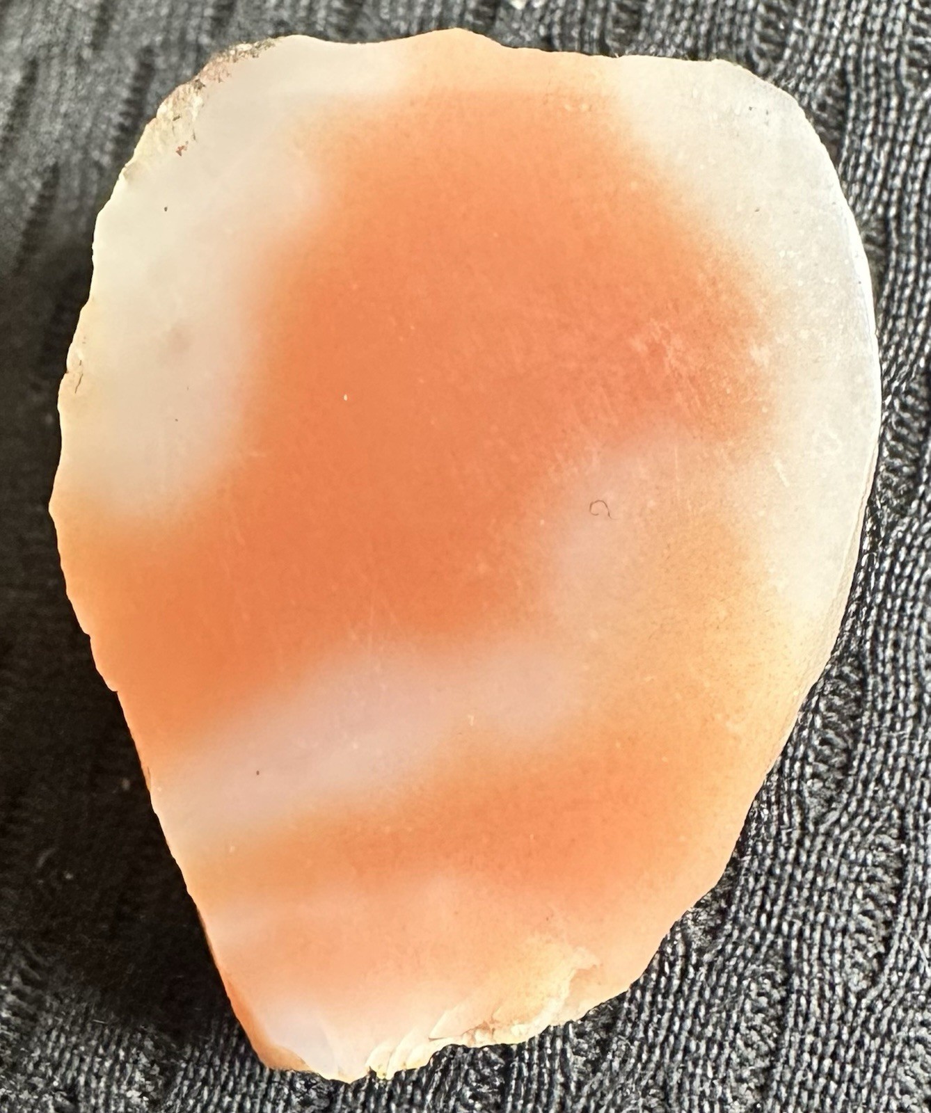 2.7cm Bright Red And Translucent White Datolite – Empire Mine, Michigan