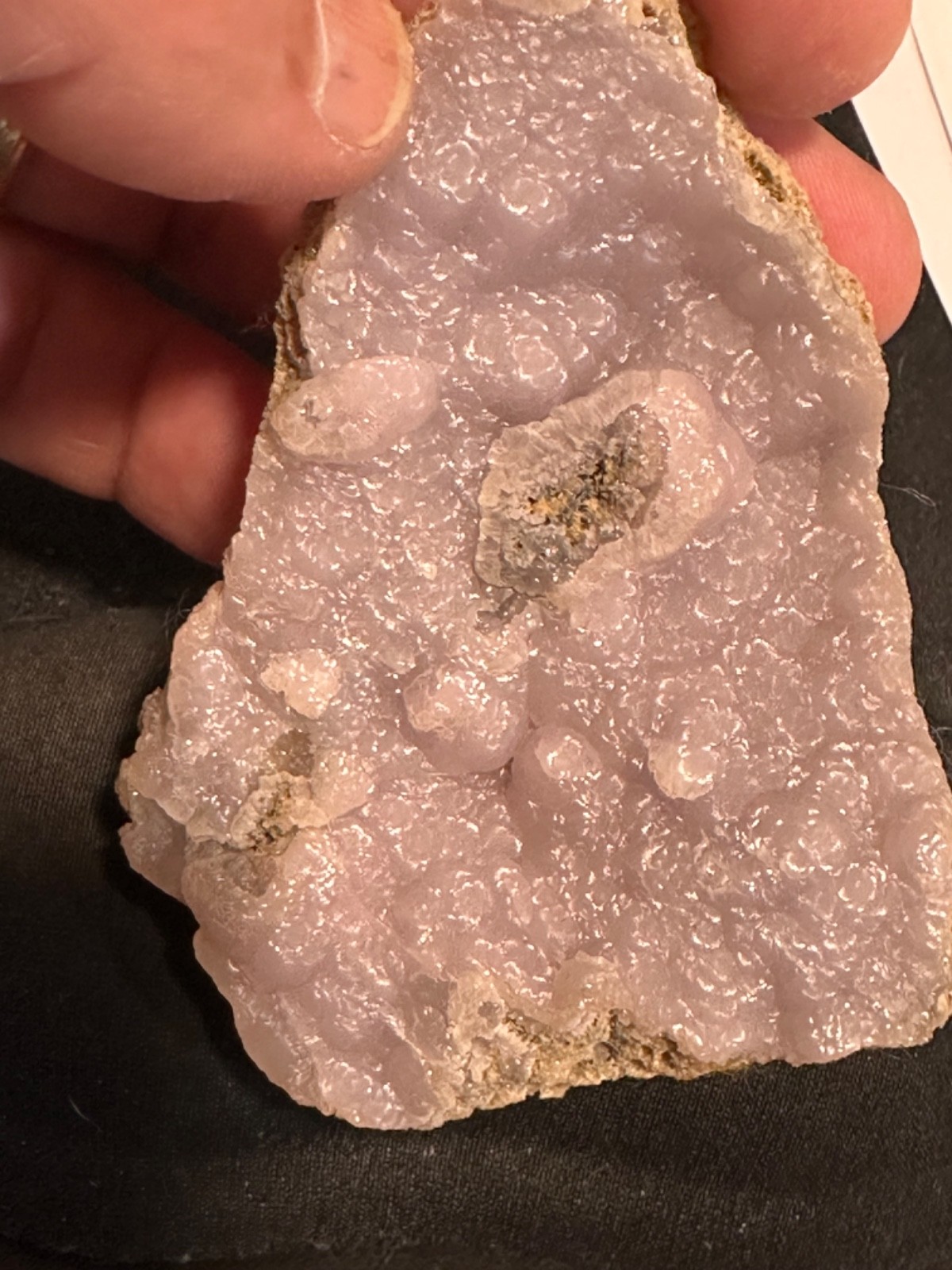 Large Lilac Pink Smithsonite Display Specimen
