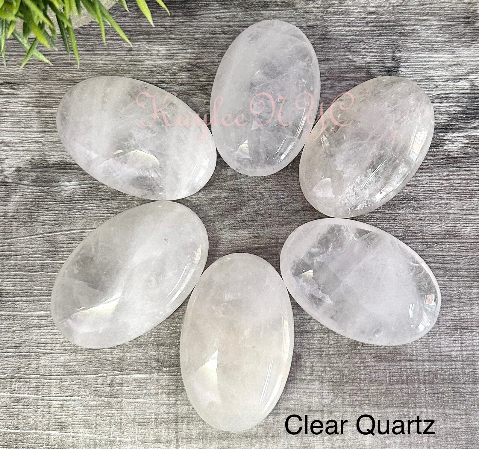 Wholesale Lot 8PCs Natural Mix Crystal Palm Stone Crystal Healing