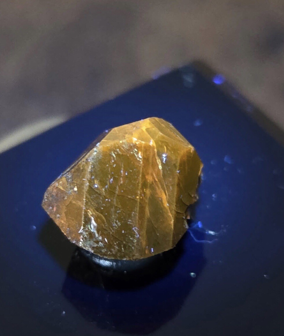 Zircon Crystal (Fluorescent/Norway) | Rare Mineral Display