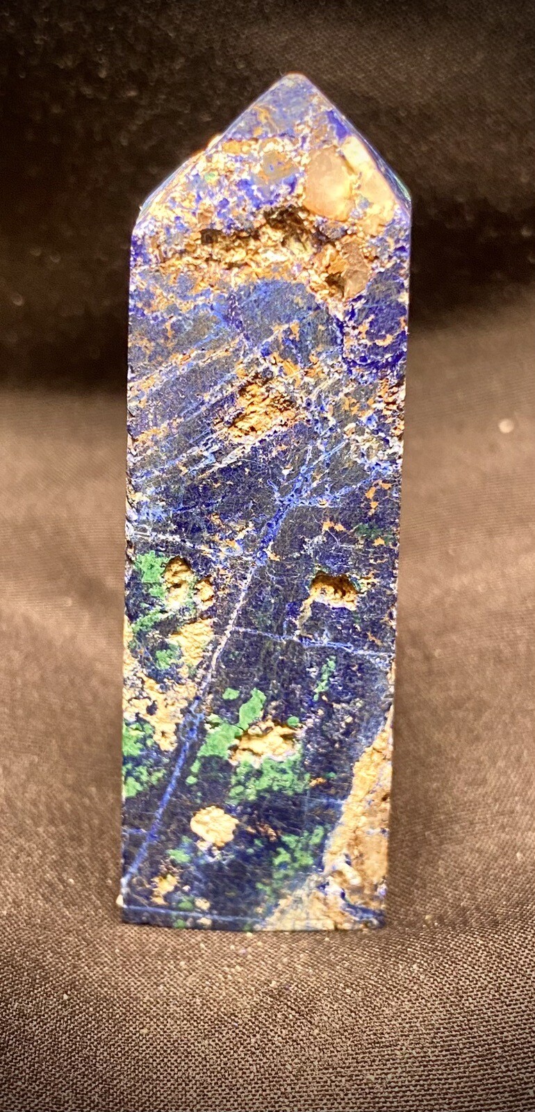 2 1/2” Azurite And Malachite Tower