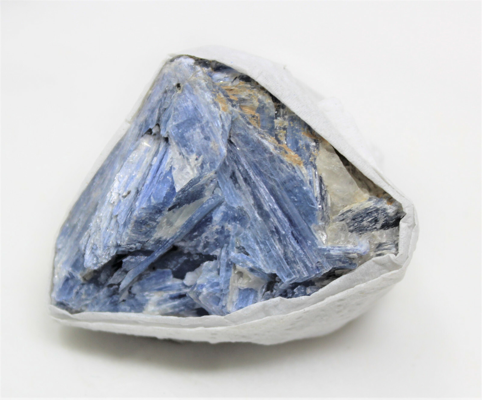 Bulk Large Natural Blue Kyanite in Matrix Crystal Chunks: 9-12 Piece Box Lot