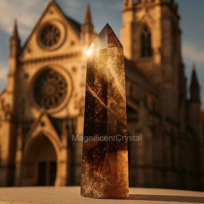 1lb Wholesale Natural Smoky Quartz Tower Point Energy Crystal Decor Art Displays