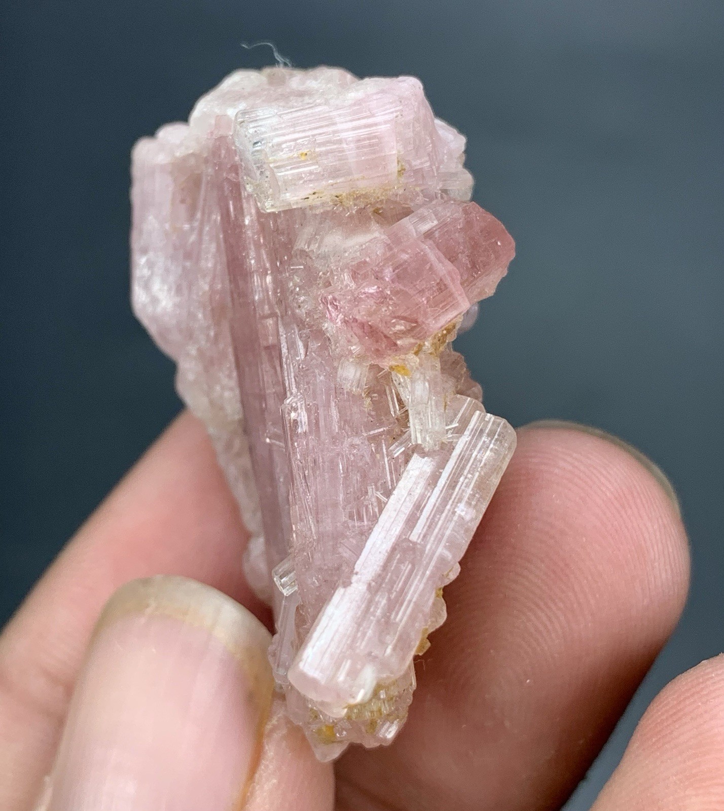 83 Cts Bunch Of Tourmaline Crystal Specimen From Afghanistan.
