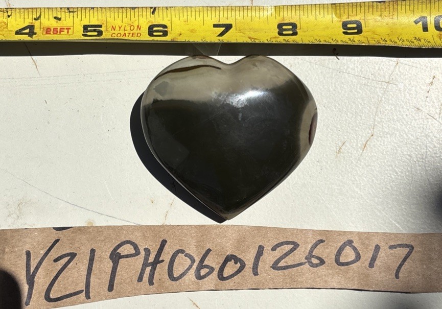 Polychrome jasper heart! 4 Ounces 3” X 3”