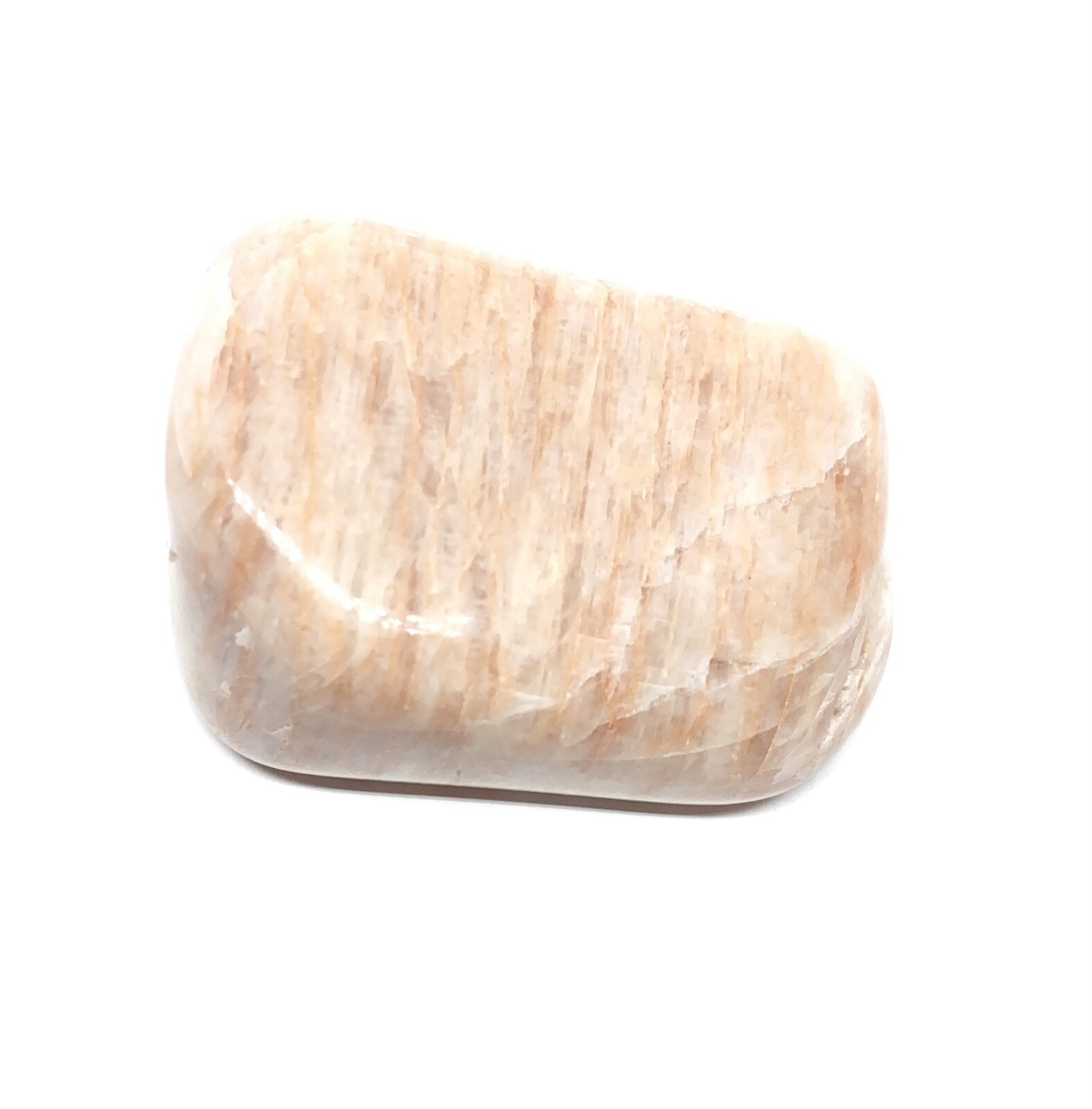 Salmon Moonstone Polished 53g 1 1/2in