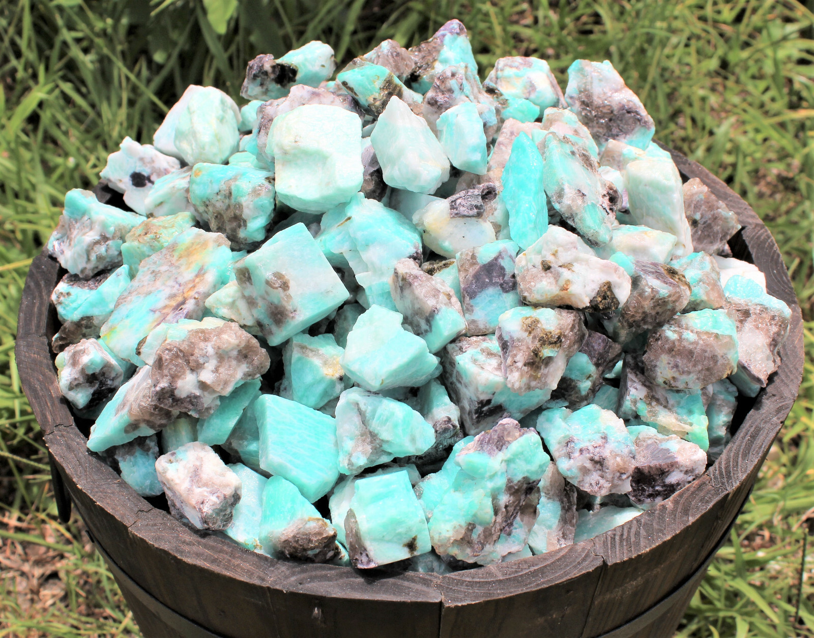 Raw Natural Amazonite Crystals: Choose How Many Pieces (Rough Amazonite Crystal)