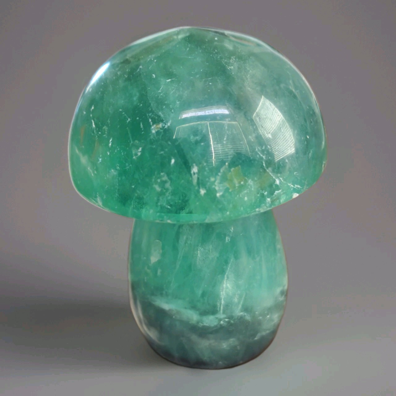 Natural Polished Green Fluorite Mushroom 2.75″ – USA