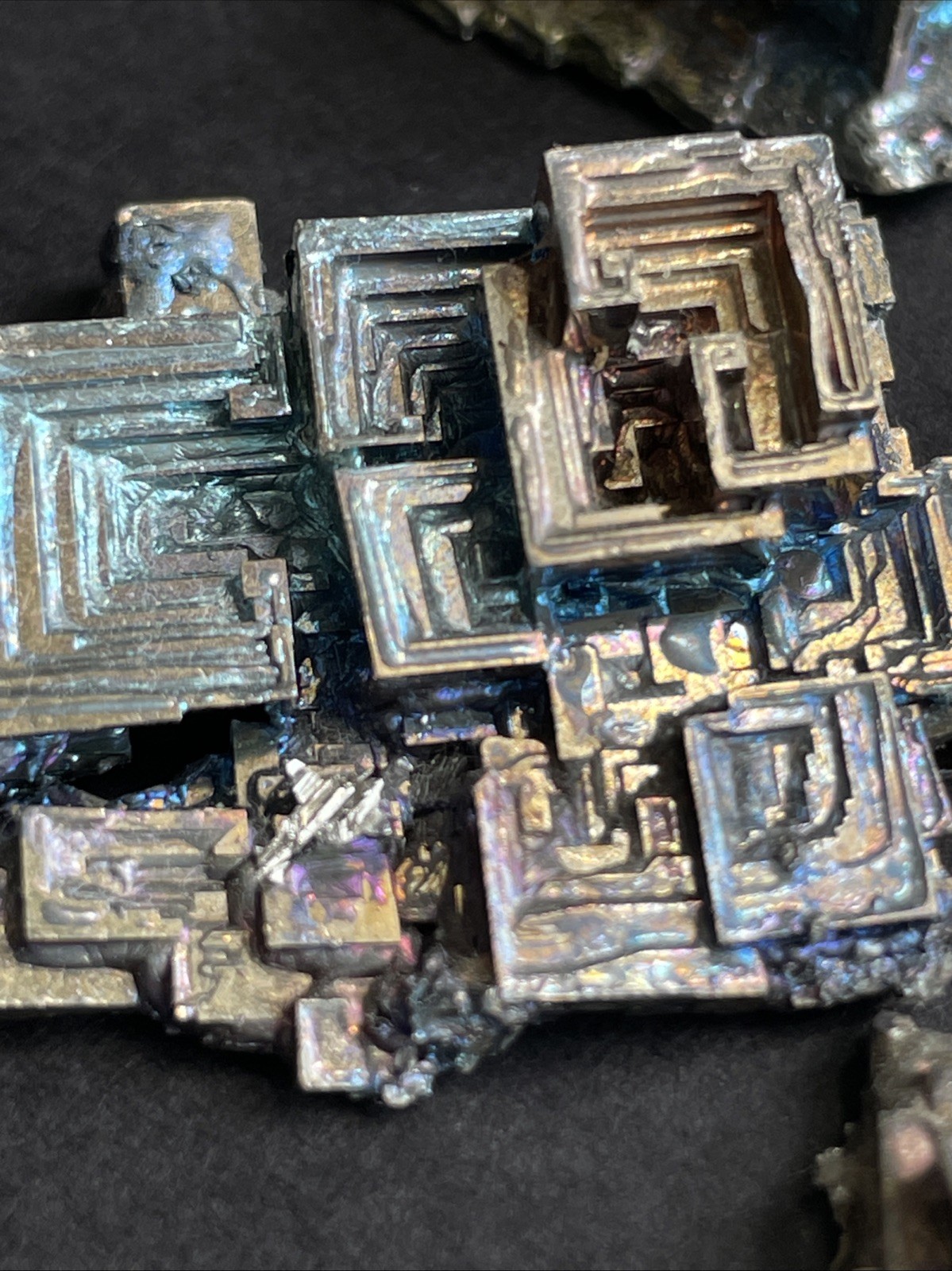 Bismuth Crystal Lot – 5 Pieces – Over 75 Grams.