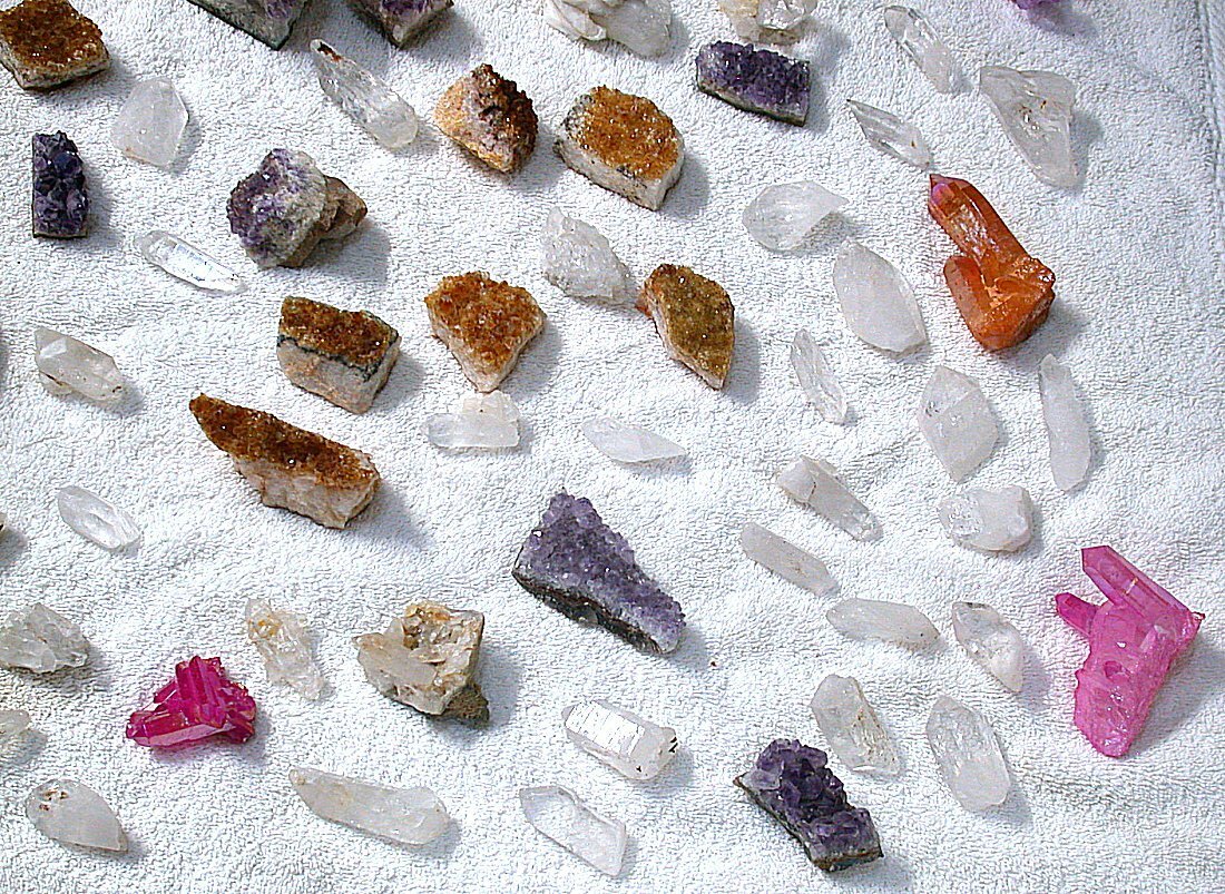 8 Pound 83 Amethyst Citrine Mystic Quartz Druze Crystal CLOSEOUT WHOLESALE DD7