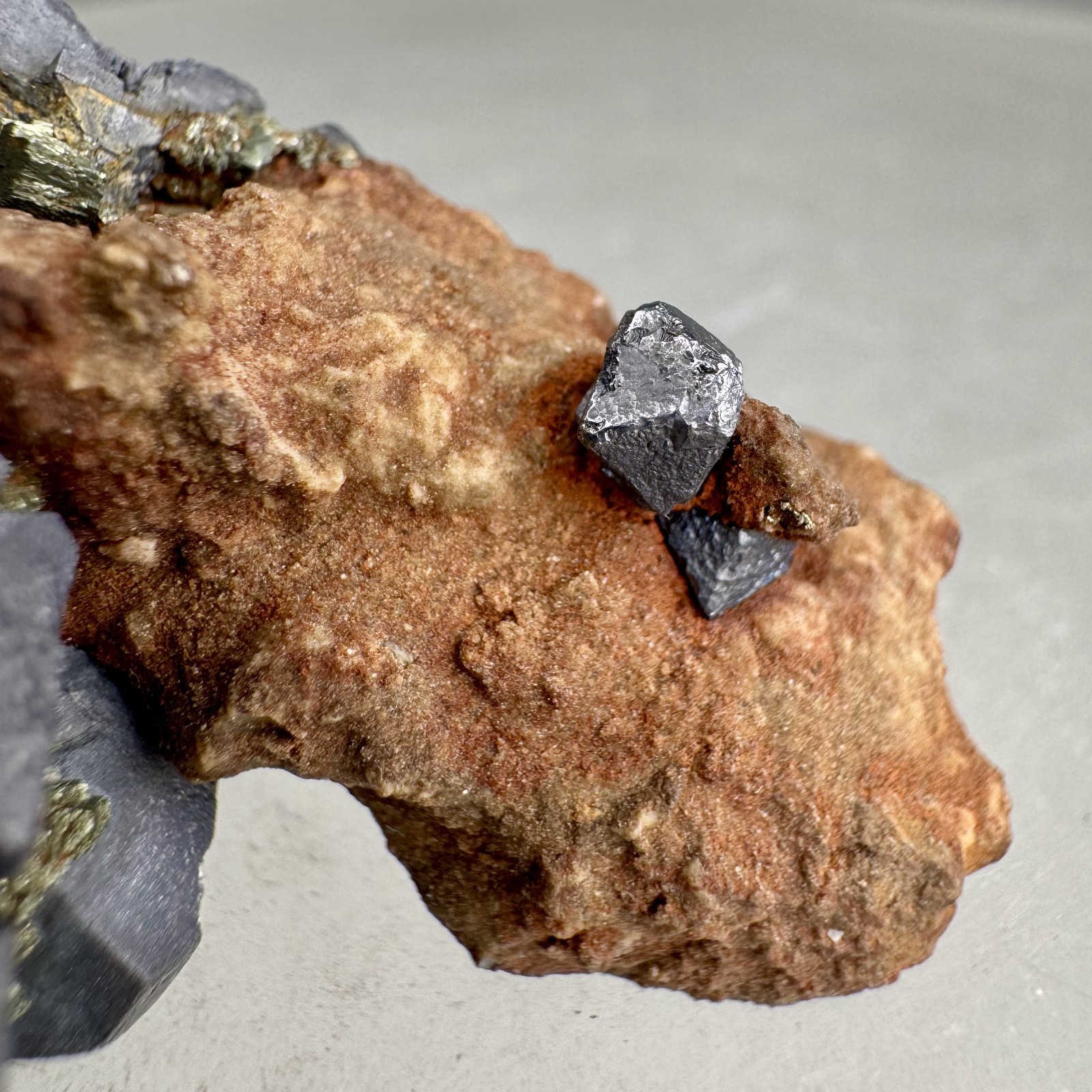 Galena, Marcasite: Picher Field, Tri-State Mining District, USA