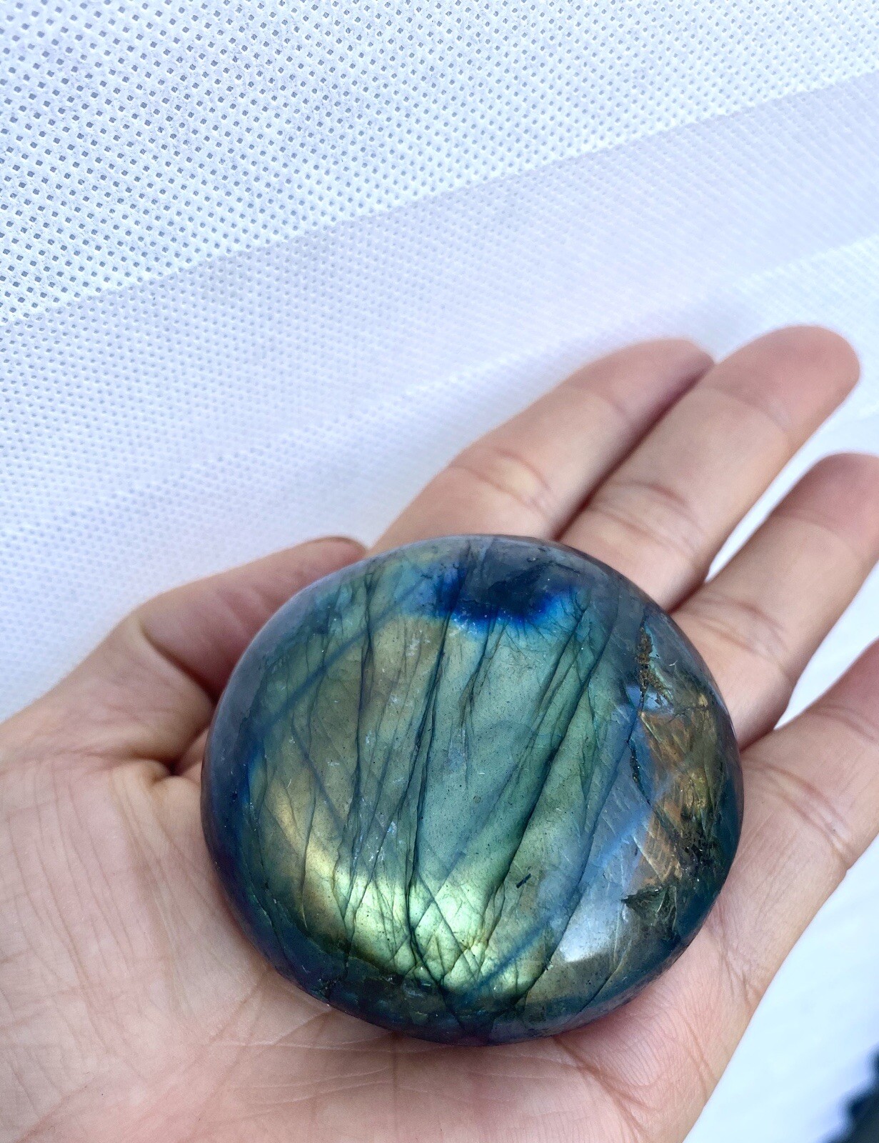 Wholesale 2 Lbs Lot Natural Labradorite Palm Stones Crystal Energy