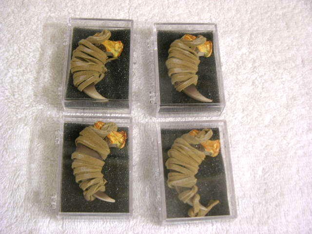 Bear Claw necklaces 8 per buyer 15″ leather cord courage & strength simulated