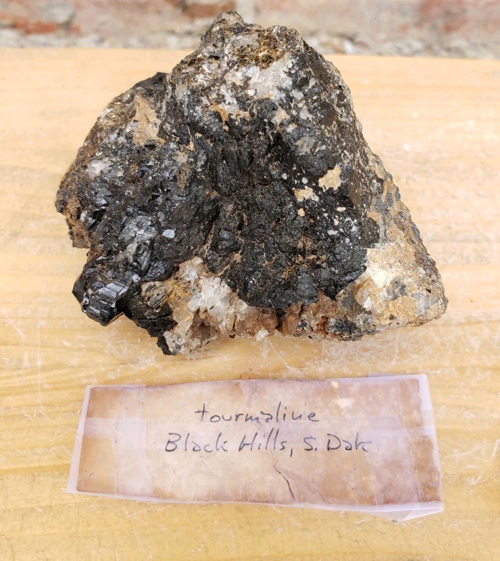 Tourmaline Mineral, Black Hills, South Dakota 300g Estate Specimen