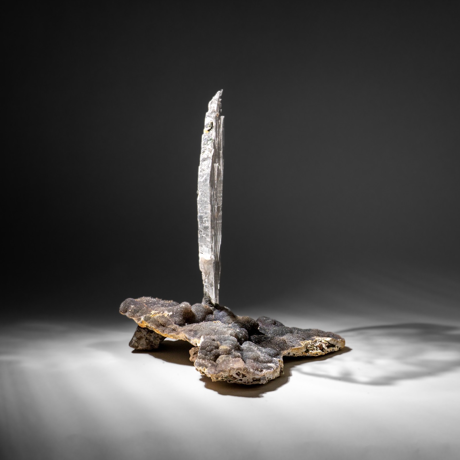 Gypsum Var. Selenite on Matrix from Rio Grande do Sul, Brazil (11.5 lbs)