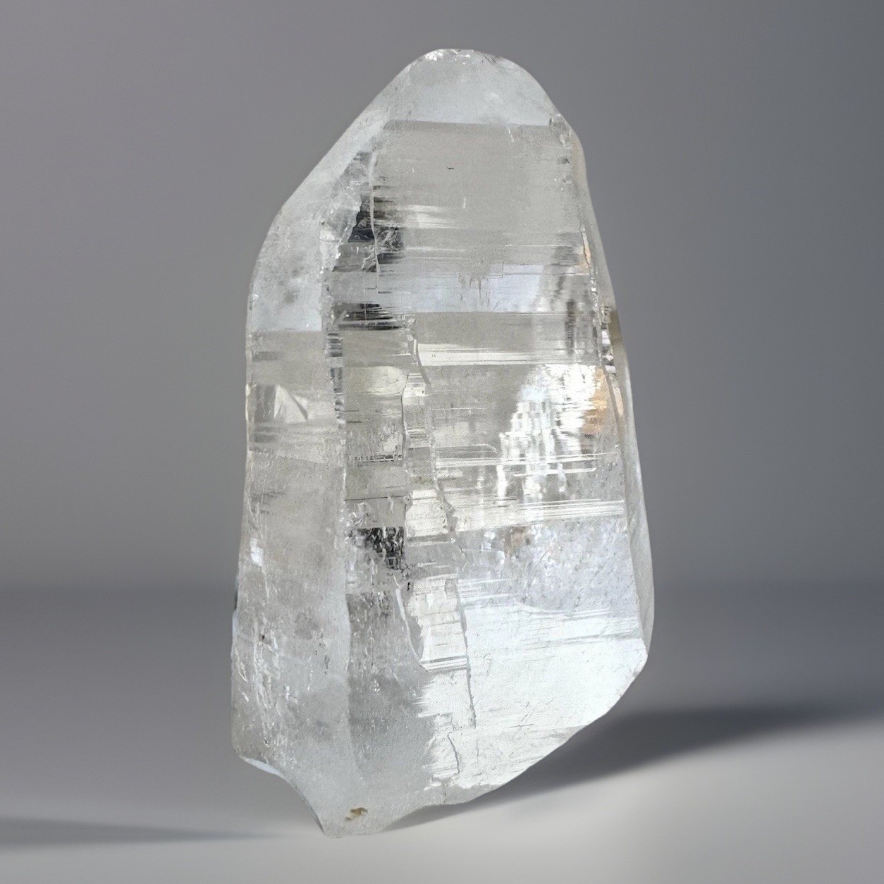 Ganesh Himalayan Quartz Nepal High Clarity Dense Akashic Lemurian Lines Crystal