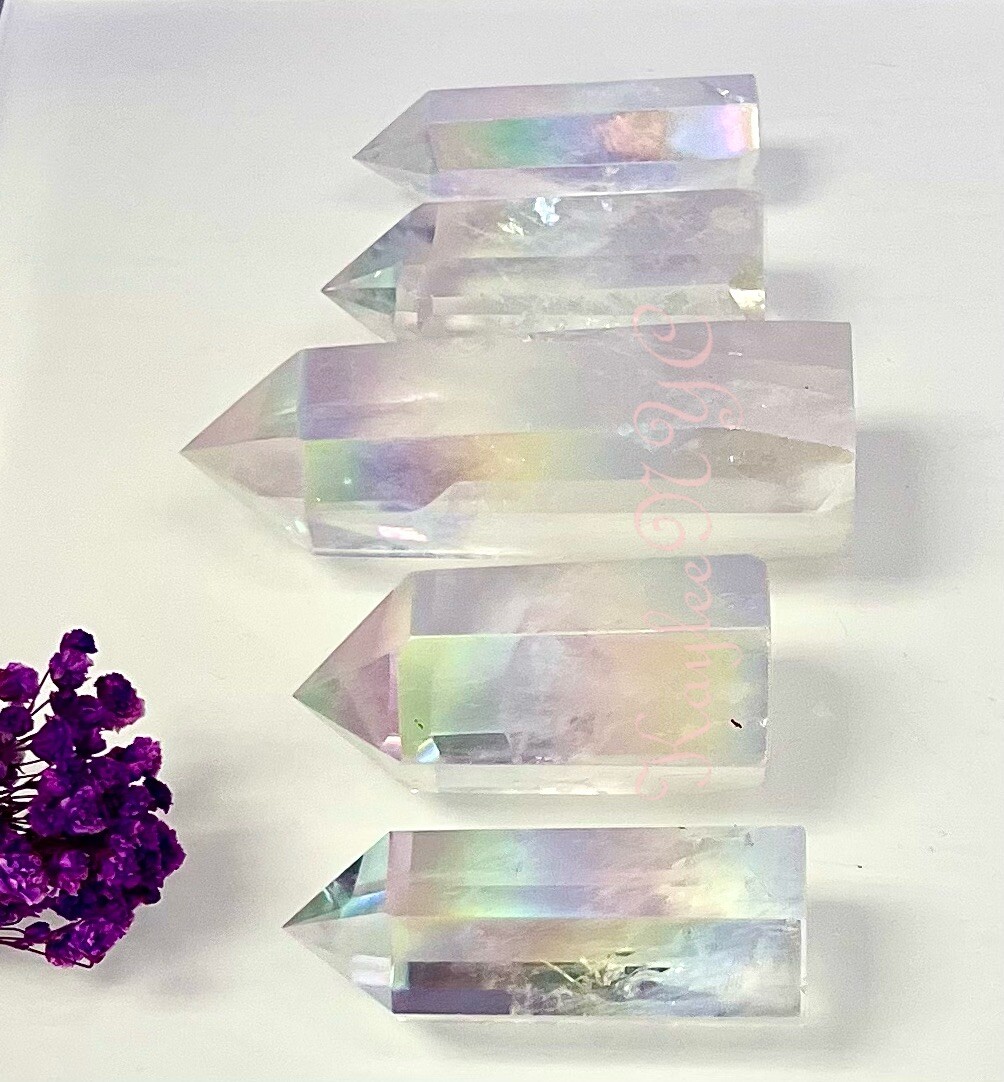 Wholesale Lot 1 Lb Angel Aura Clear Quartz Obelisk Tower Point Crystal Healing
