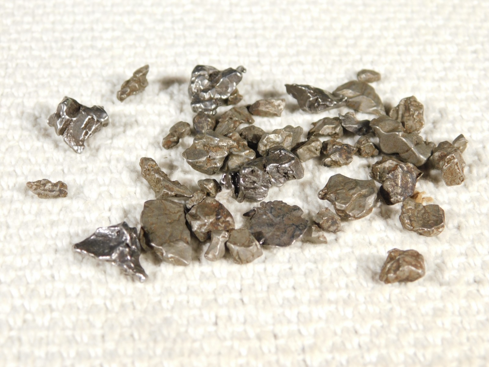 Big Lot of Little Campo Del Cielo METEORITES 100% Authentic Argentina 21.8gr
