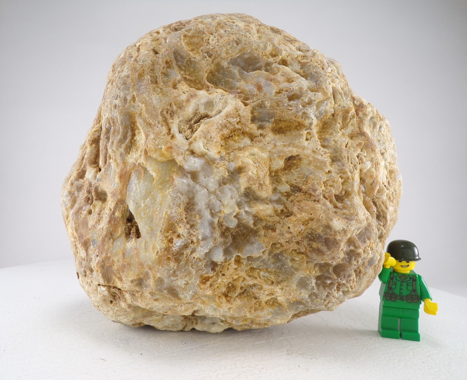 6.5″ Unopened Geode Agate Uncut Nodule Semi Solid – Solid Natural Quartz 4.5LB