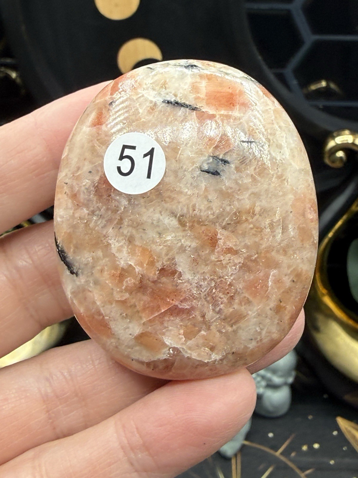 Natural Sunstone Palms Stones You choose. Free shipping