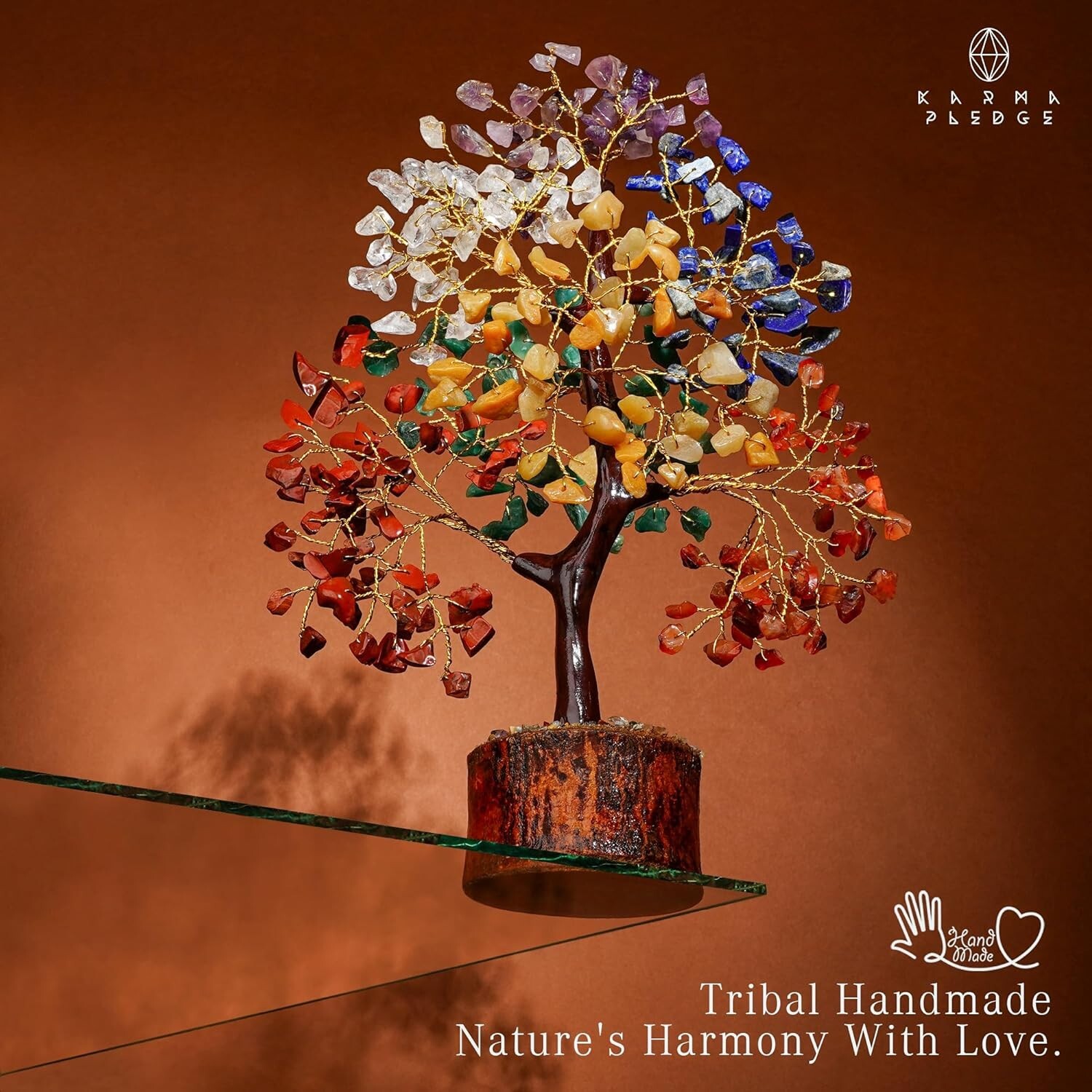 7 Chakra Tree of Life, Crystals and Healing Stones, Crystal Tree of Life, Gemsto