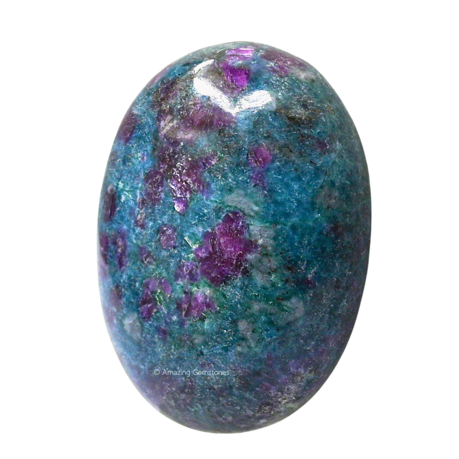 Ruby Kyanite Crystal Palm Stone