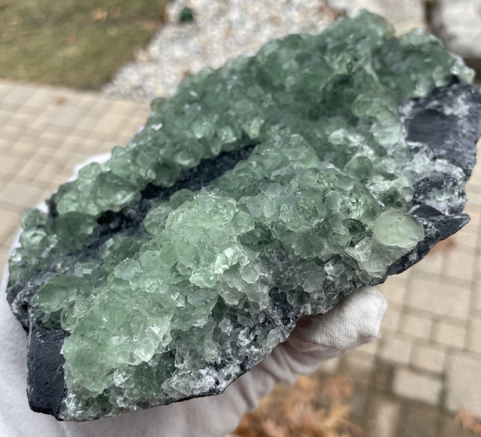 1152g, Transparent Green, Fluorite, Yiwu Co., Zhejiang Province, China