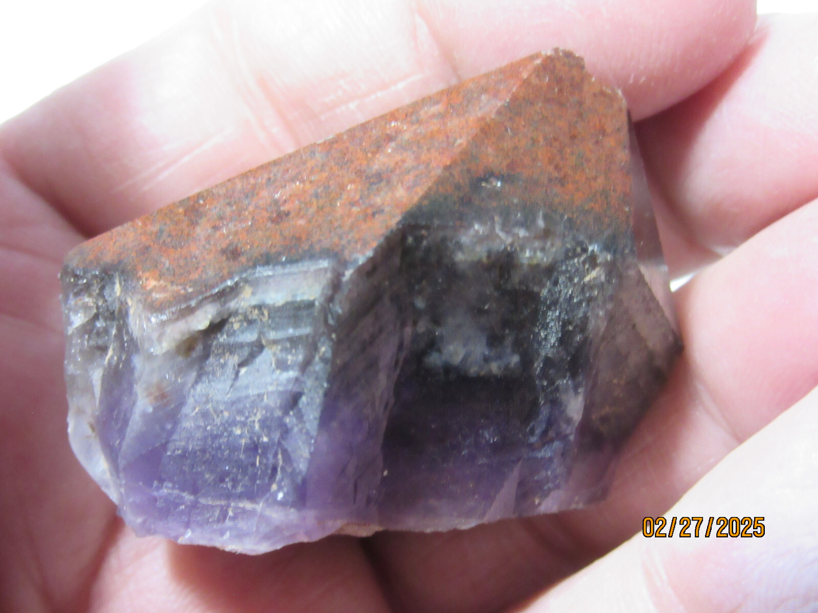 Deep Red/Purple Auralite-23 Amethyst 1 5/8″ Point Collectible DRPADP-5s