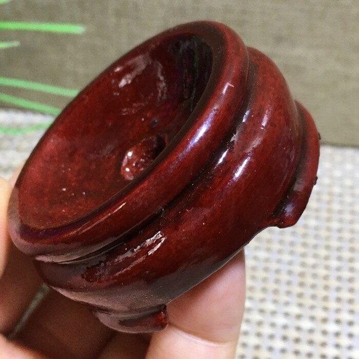 2PCS 50mm Red Rosewood Wooden Base Stand holding Crystal ball/sphere