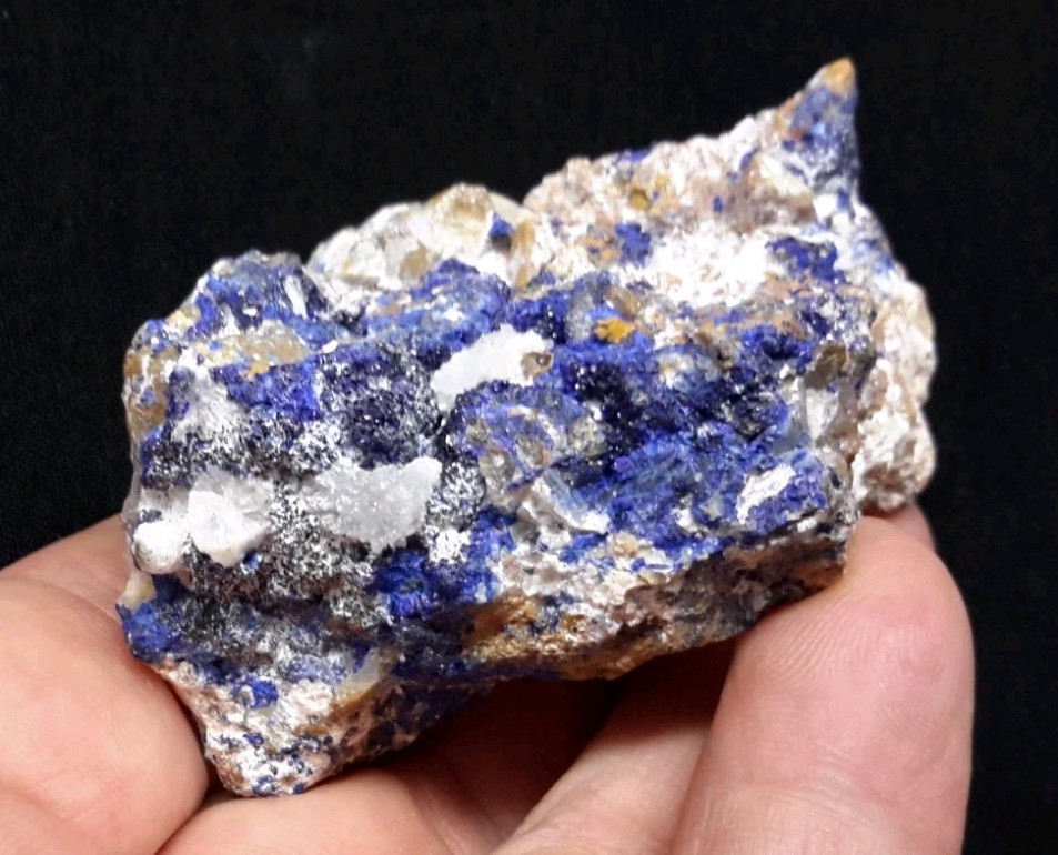 12 Piece AZURITE with QUARTZ and FLUORITE from Sierra Rica, Chihuahua, Mexico