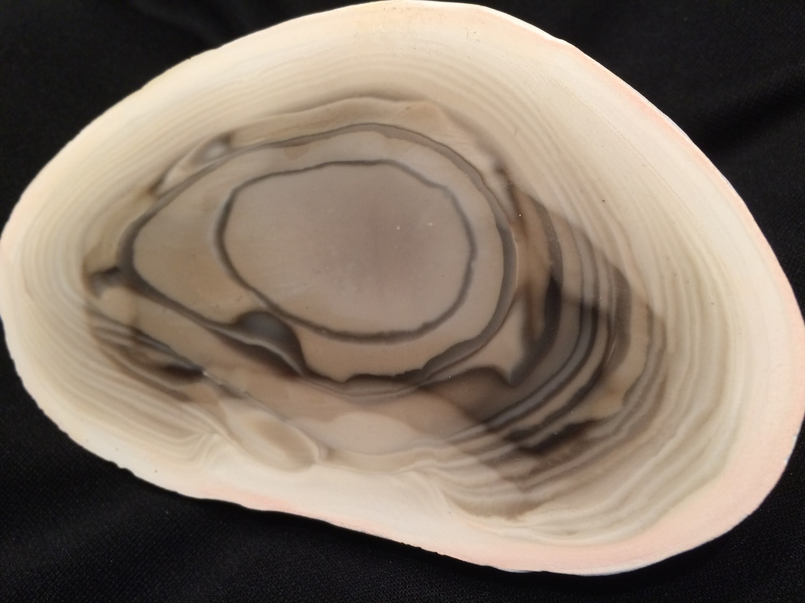 KB: RARE AND UNIQUE FANTASTIC SW FL. BRIGHT YELLOW/WHITE STRIPED FLINT, POLAND