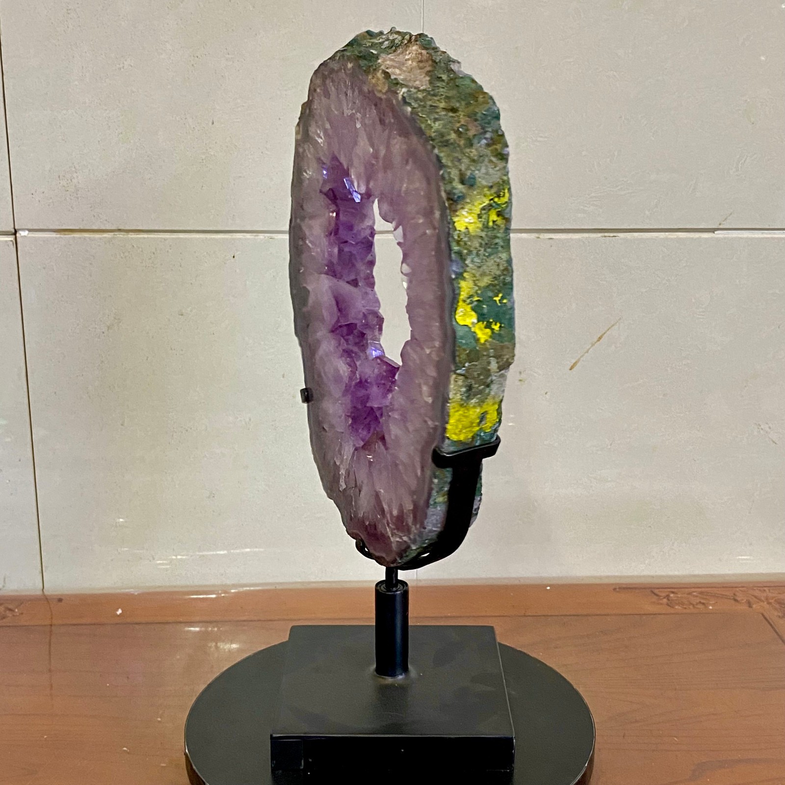 9.36LB Natural amethyst cave flake quartz crystal mineral specimen
