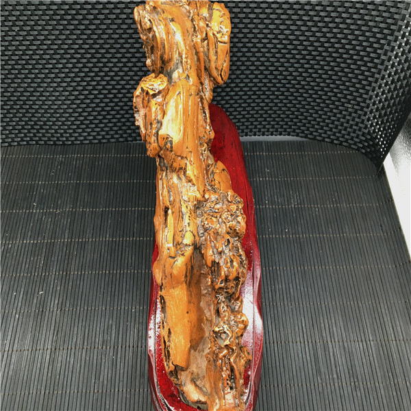 1.45Kg Unique natural Ancient pottery stone specimen healing from ,china +stand