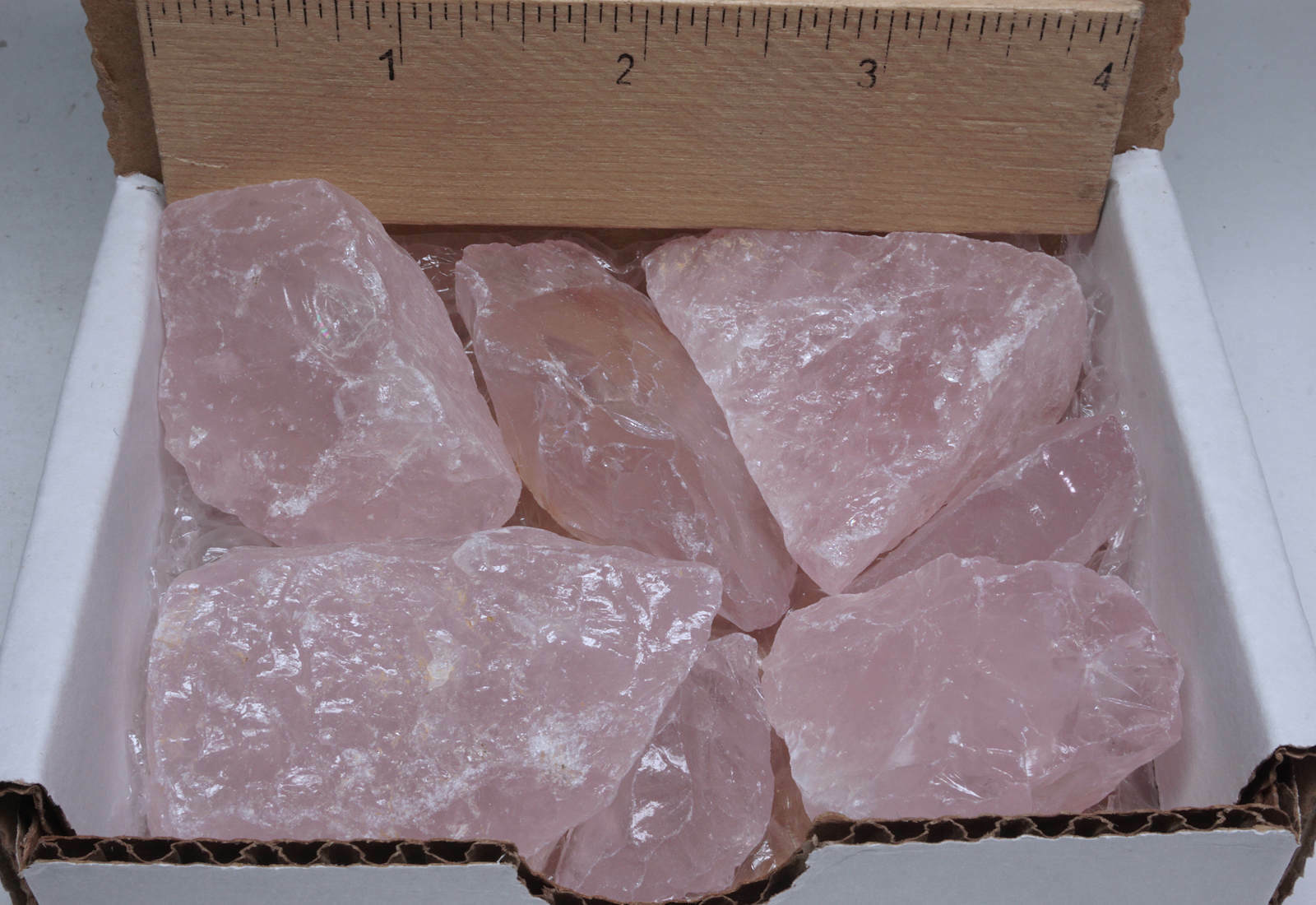 Rose Quartz 10 Oz Box Natural Pink Crystal Chunks Wholesale Raw Gemstones