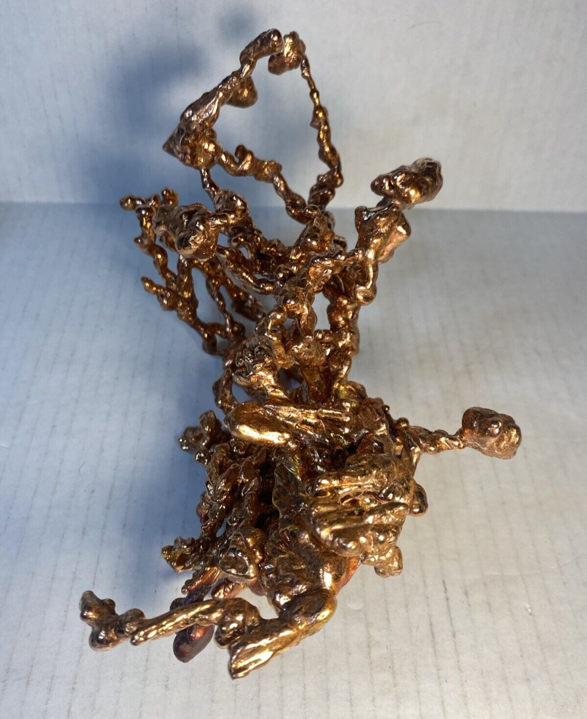 Copper Cluster 2 Lb 13.1 oz. 9 1/2″ x 6″ x 6 1/8″ Splash Specimen Michigan