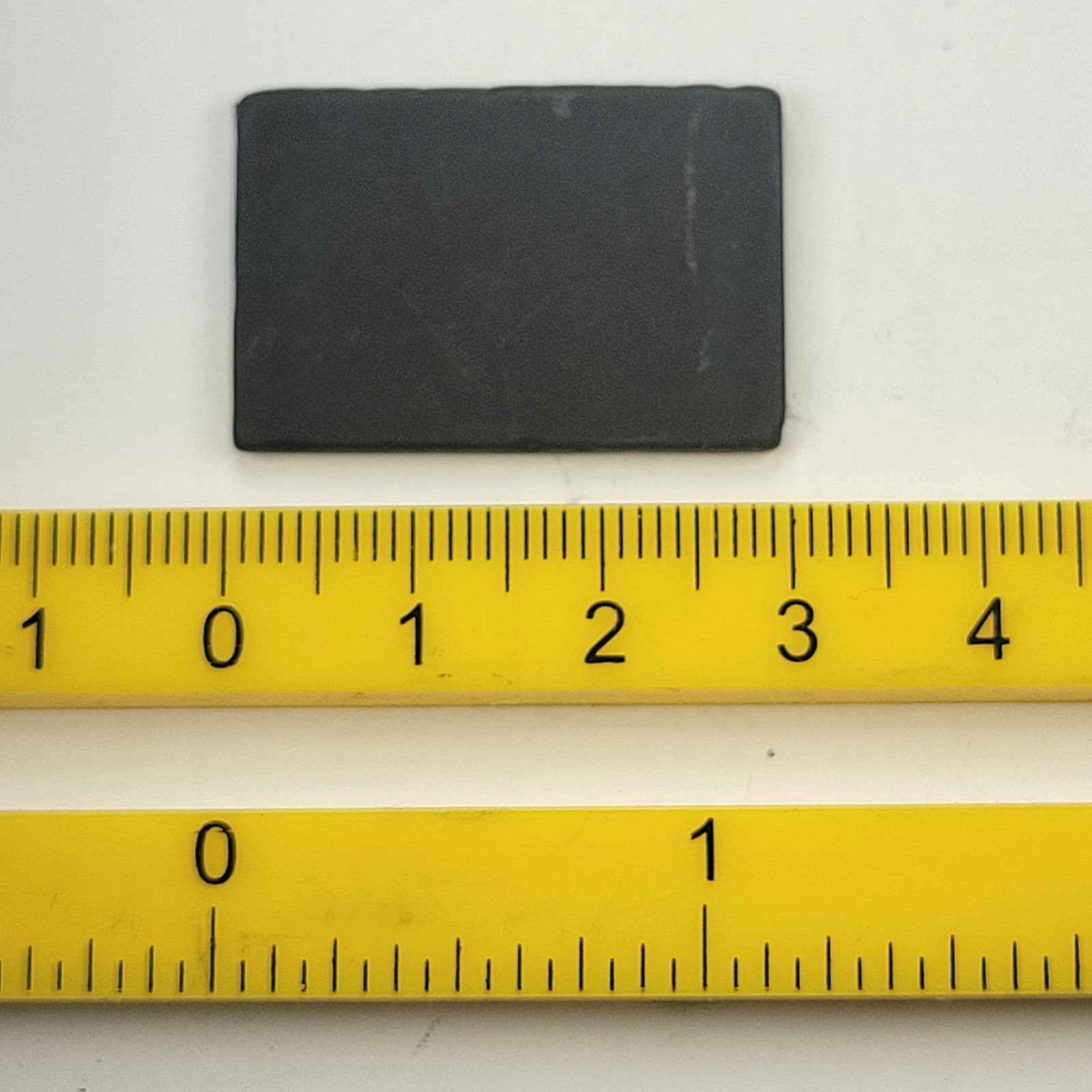 SHUNGITE Stone EMF Protection Plate Sticker for Cell Phone 20 x 30 mm UnPolished
