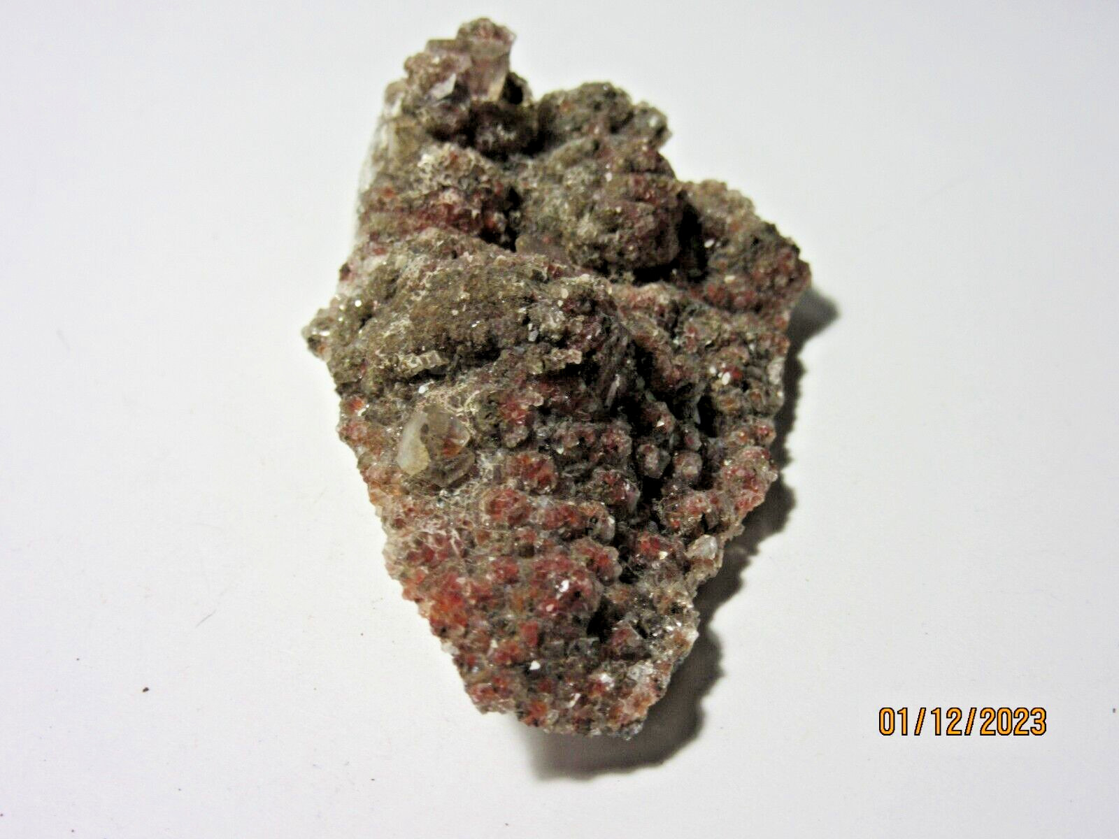 Natural Red Quartz Crystal CLUSTER 2 3/8″ Rough Collectible Reiki RQCCC-2