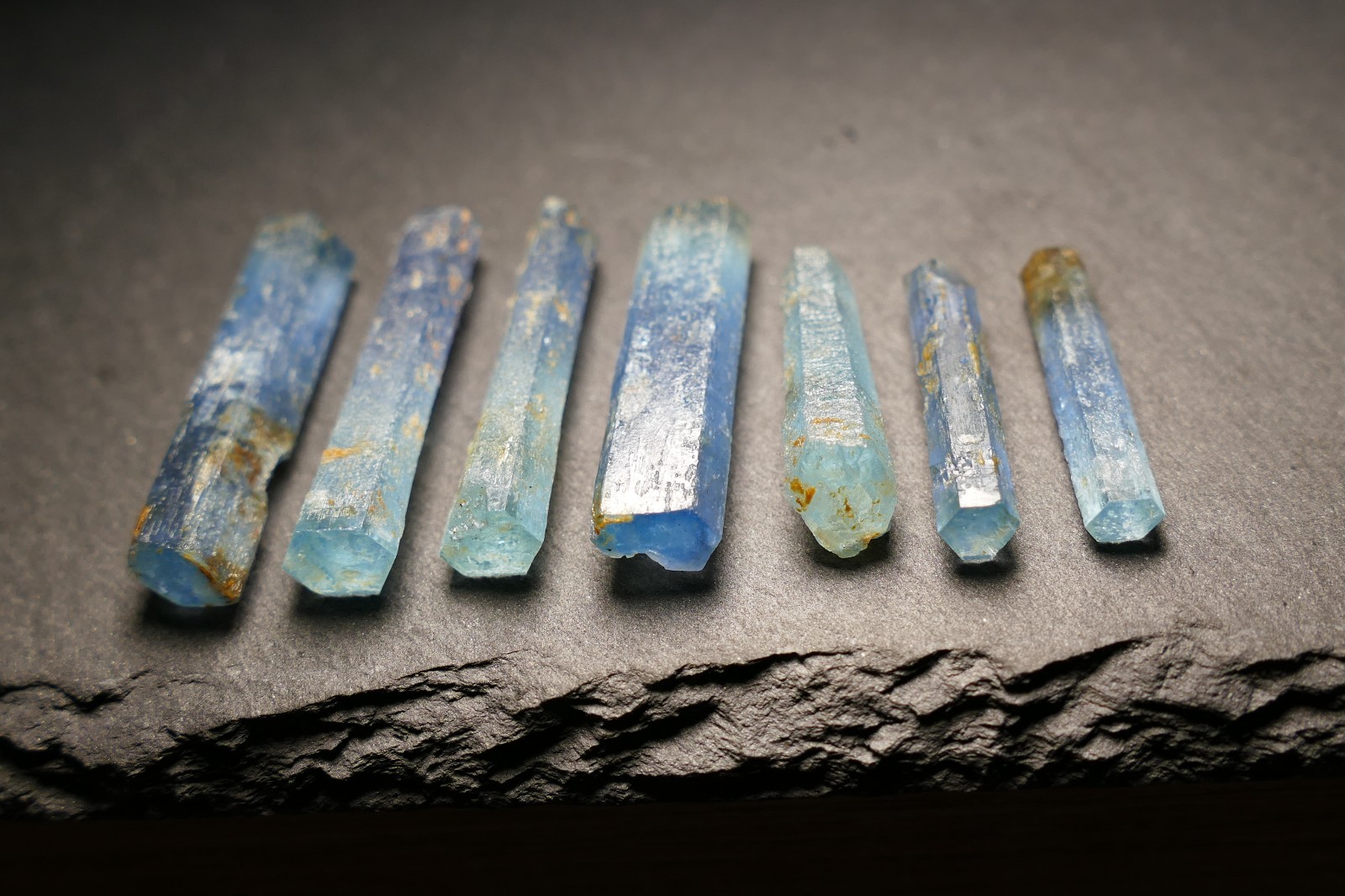 Well formed Natural Aquamarine Crystals 2.02