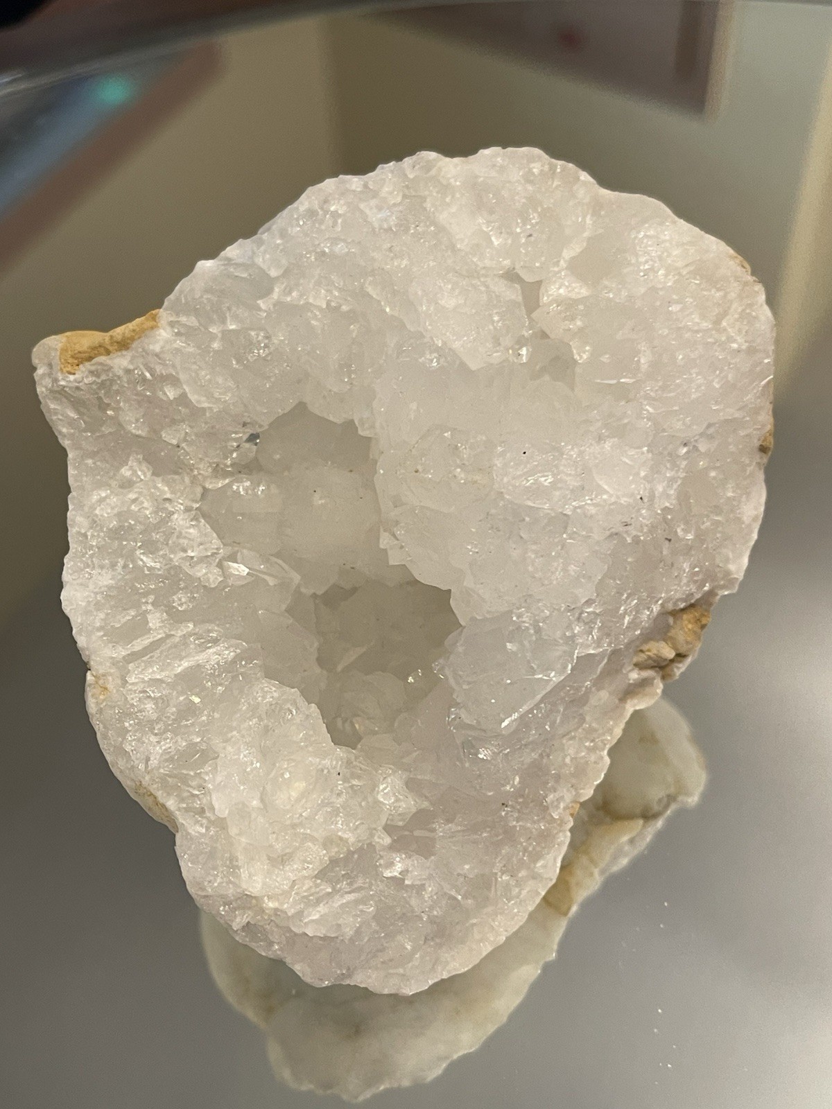 Crystal Quartz Geode, Cluster Geode, 4”x3.5”x2-3/8” (8)