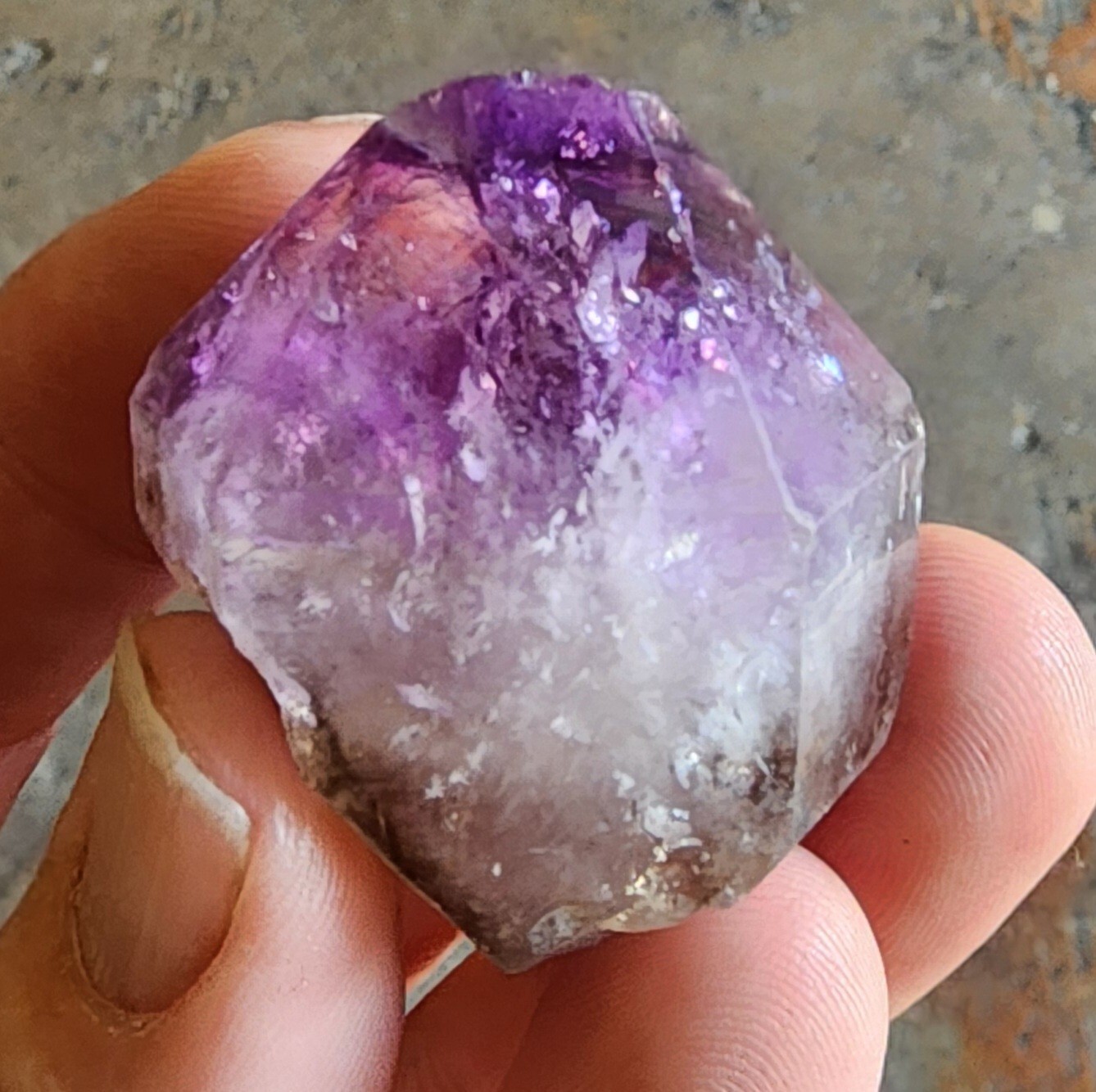 A CHOICE Glassy Gemmy Purple Amethyst crystal from KEDON, Ural, Russia Siberia