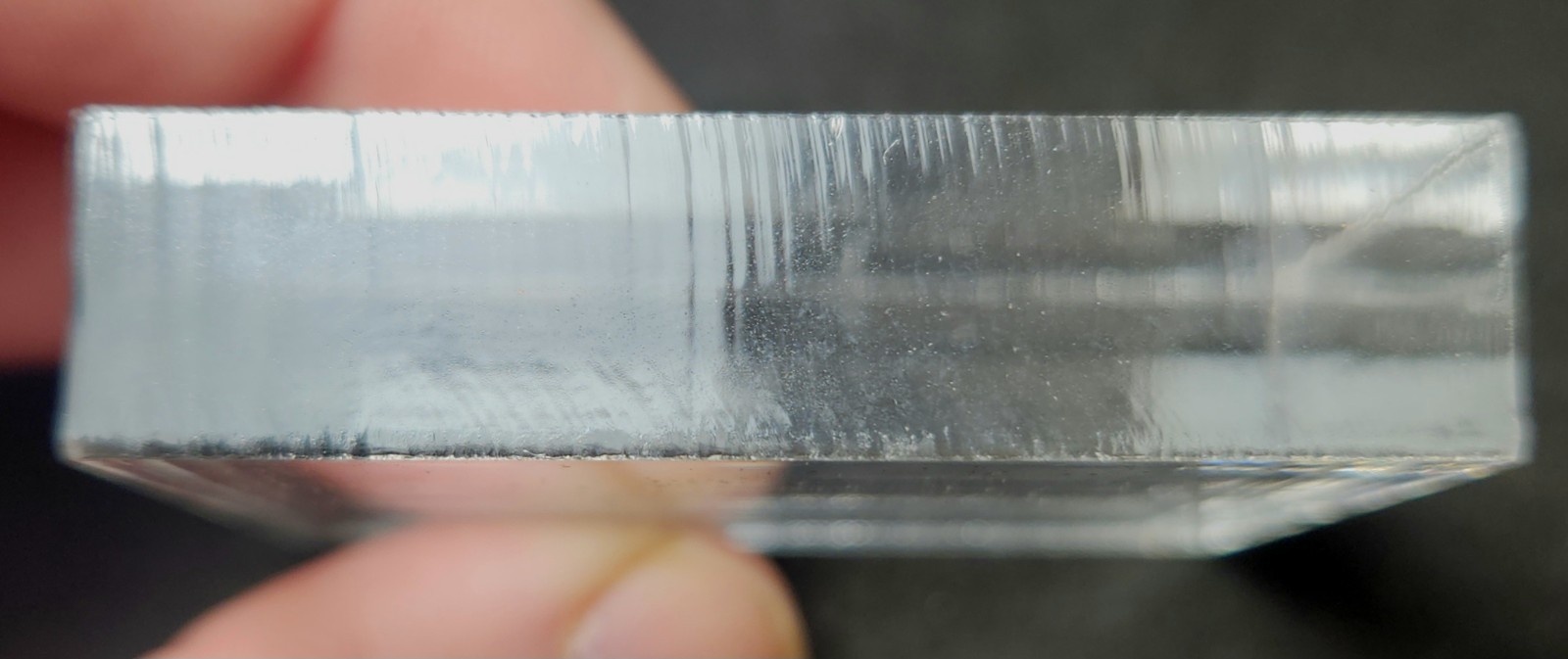 2″ x 2″ x 0.5″ Thick Clear Acrylic Square Bases Stands Mineral Mount Display