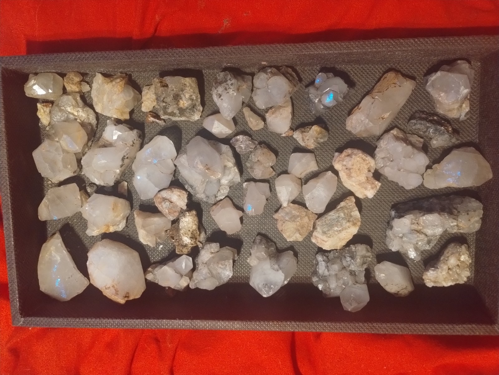 Beautiful Hard To Find Large Lot Of Crystals Mother lode Region CA Crystals Gold