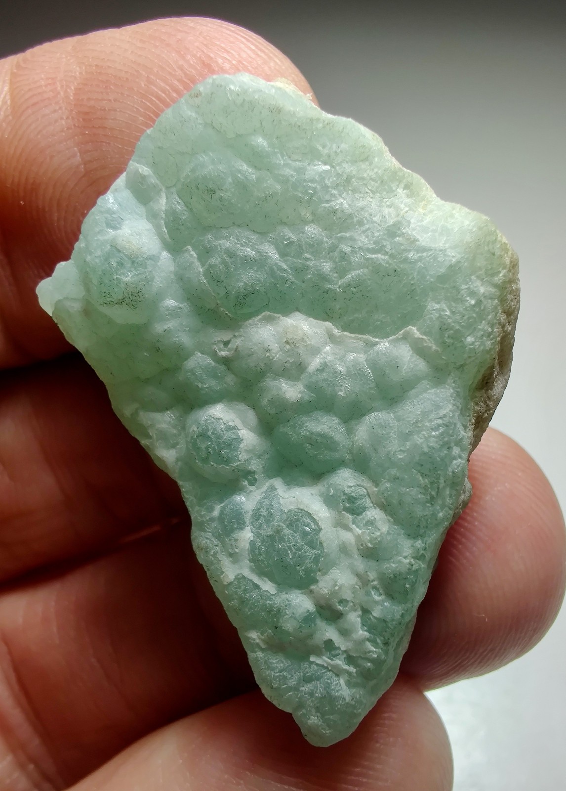 Smithsonite on matrix, fantastic color! Kelly Mine, New Mexico. 4 cm.