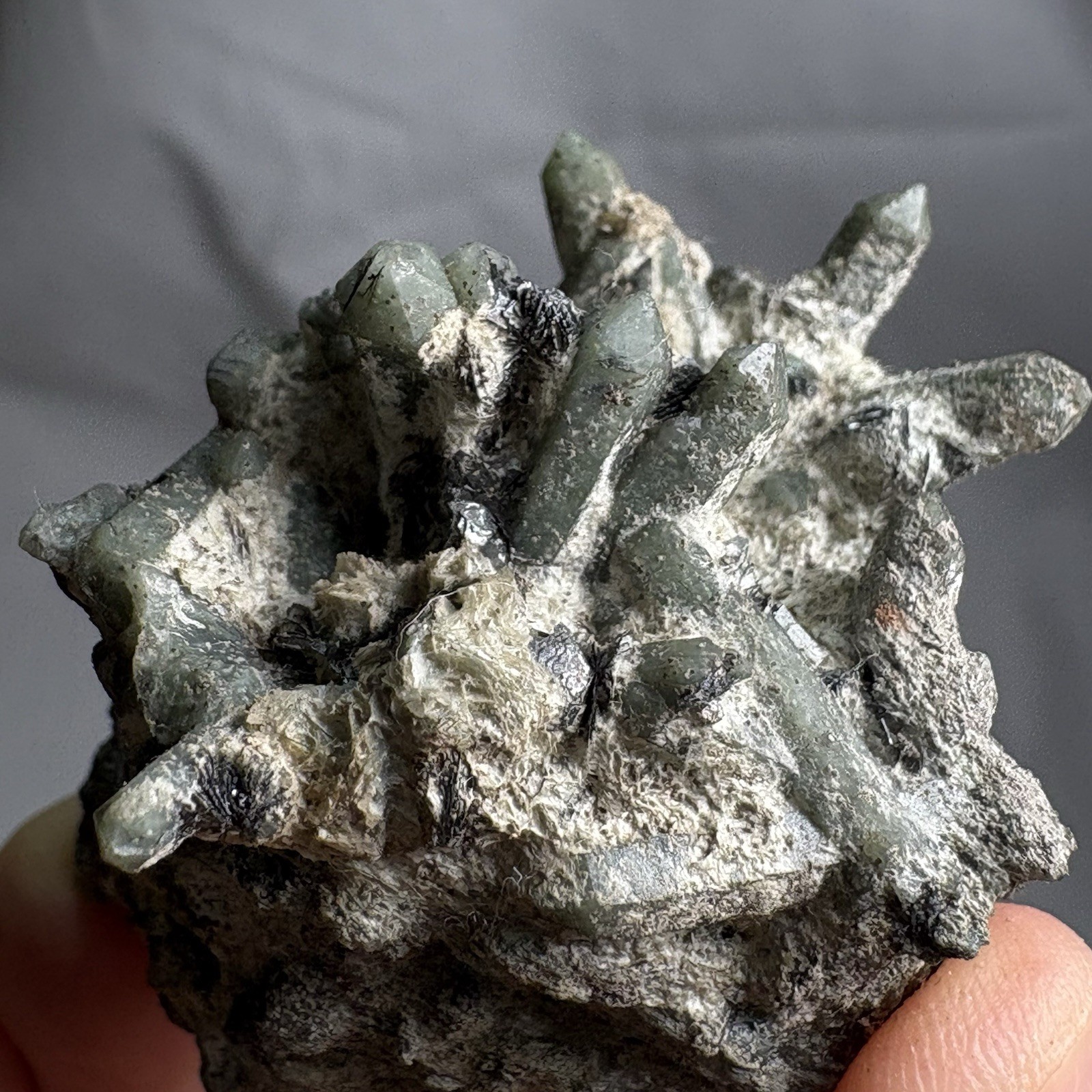 Natural Forest Crystal Green Quartz Cluster Rare Specimen Raw Mineral Heal