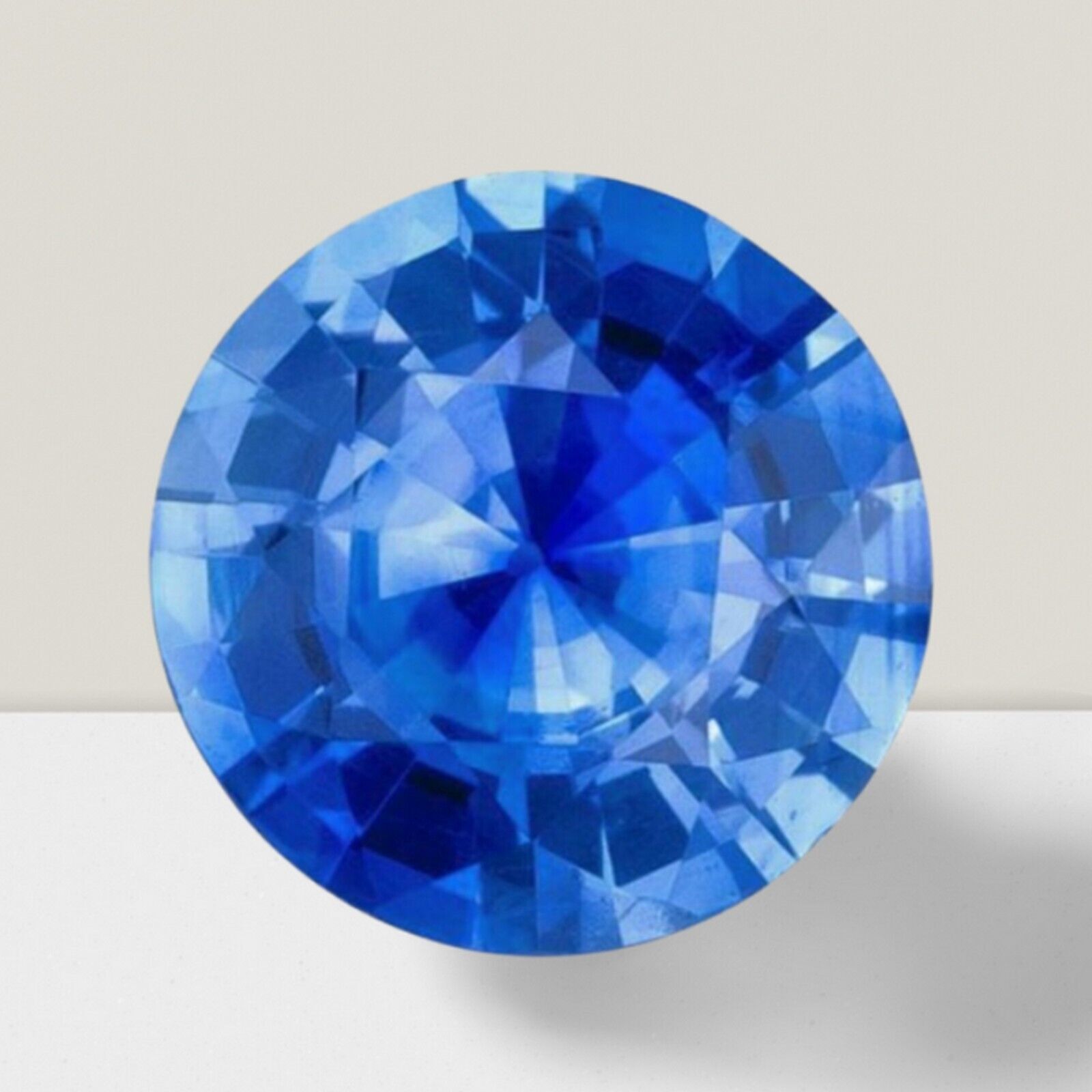 Blue Sapphire Round Cut Gemstone 0.20 Cts – 4 mm Calibrated Loose Gem