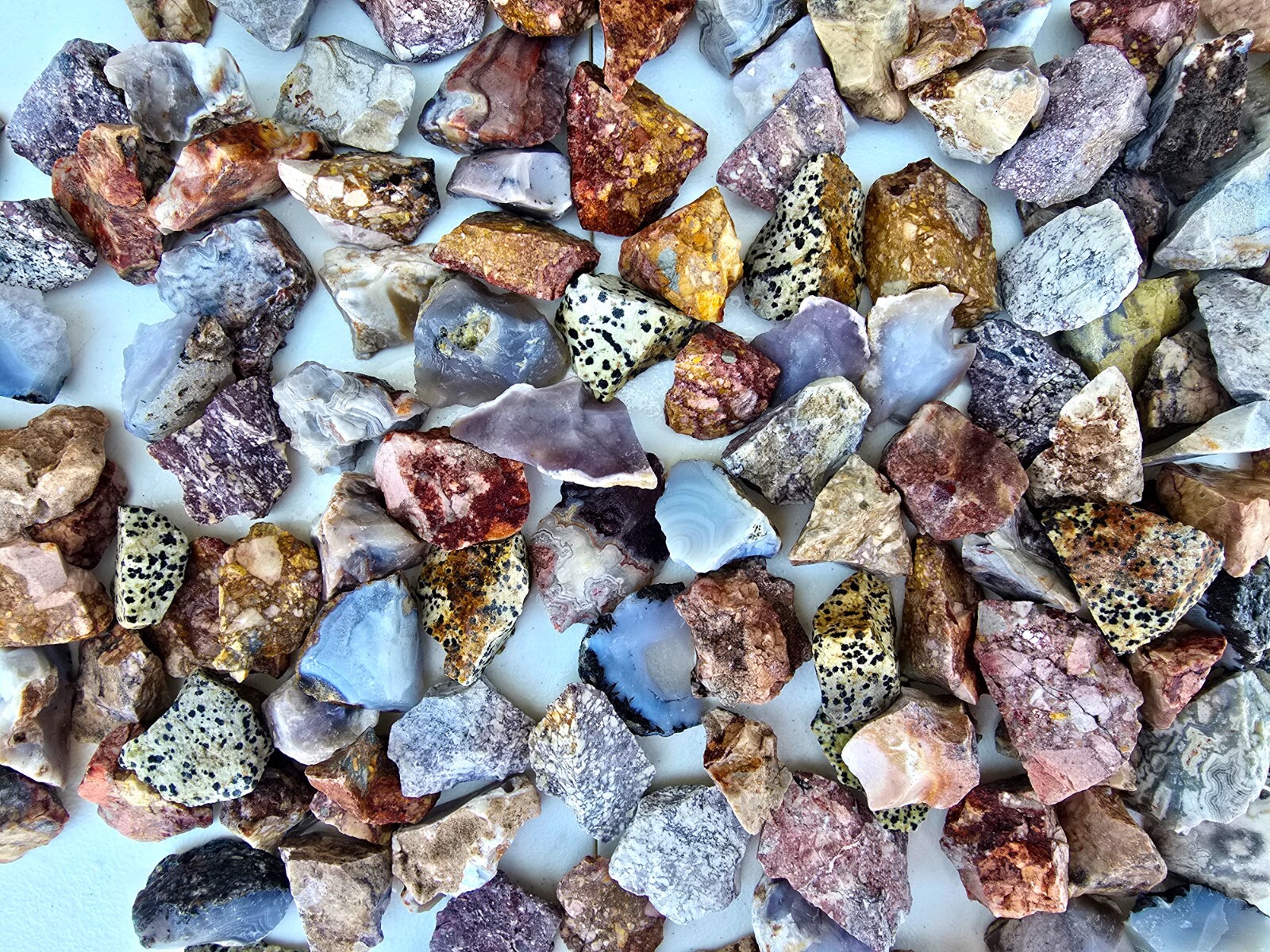 Mexico Crystals Mix Raw Rough Stones Bulk Lot for Tumbling Healing Collecting