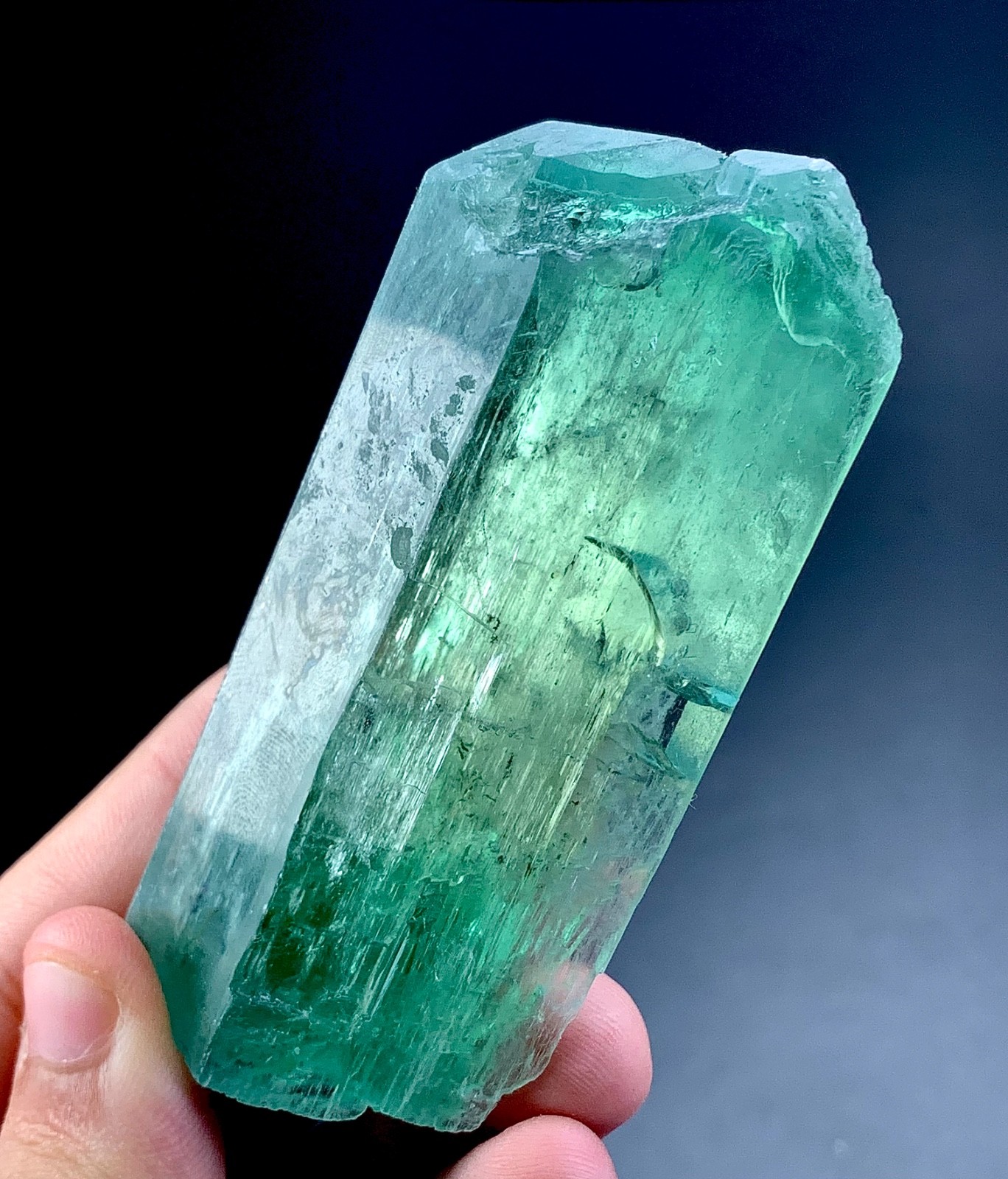 551 Carat Hiddenite Kunzite Crystal Specimen From Afghanistan